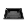 Plastbakke, lille,175x147x25mm, A-PET, sort, Sushi, karton a 300 stk, Fødevaregodkendt