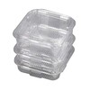 Plastbakker med hængslet låg