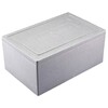 Termo skumkasse, Plus Pack, 1/1GN, Rektangulær,595x388x262mm, Expanded Polystyrene (EPS) , grå, 1 stk, Fødevaregodkendt