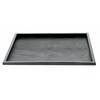 Bakke, Plateau Textura, Rektangulær,380, x274x10mm, PS, sort, karton a 25 stk, Fødevaregodkendt