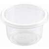 Plastbakke, Duni Fixpack, Rund, 100 ml, Ø 80, højde 46, A-PET, transparent, karton a 1000 stk