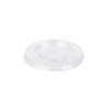 Låg t/dressingbæger, Rund, kapacitet 90, Ø 74, højde 10, A-PET, transparent, 3 oz, pakke a 100 stk, Fødevaregodkendt