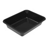 Plastbakke, Færch, C 2227-1D, 1-rums, Rektangulær, 1415 ml,178x227x49mm, C-PET, sort, t/ovn & microovn, karton a 360 stk