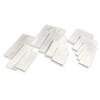 Bagerpose, 80 x 160 x 375 mm, flat bag, Papir, hvid, pakke a 250 stk, palle a 120 kartoner, Fødevaregodkendt
