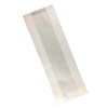 Bagerpose, 80 x 160 x 455 mm, flat bag, Papir, hvid, pakke a 250 stk, palle a 120 kartoner, Fødevaregodkendt