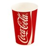 Drikkebæger, 400 ml, Karton, Rød og hvid, Coca Cola 16oz, karton a 1000 stk, Fødevaregodkendt