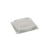 Låg t/plastbakke, Færch, K 40D-3, Rektangulær,102x102x57mm, PET, transparent, karton a 952 stk, Fødevaregodkendt