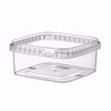 Condibøtte, Without lid, 550 ml,128x128x55mm, PP, transparent, SMALL, karton a 264 stk