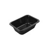 Plastbakke, Færch, C 2187-1O, 1-rums, Rektangulær, 920 ml,137x187x60mm, C-PET, sort, t/ovn & microovn, karton a 420 stk
