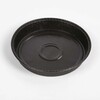Bageform, Rund, højde 35 mm, indvendig diameter 147.0 mm, Pergamentpapir, sort, pakke a 800 stk, Fødevaregodkendt