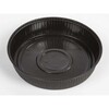 Bageform, Rund, højde 35 mm, indvendig diameter 180.0 mm, Pergamentpapir, 217 g/m2, sort, pakke med 720 stk, Fødevaregodkendt