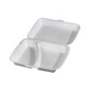 Takeaway bakker med hængslet låg