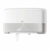 Toiletpapirdispenser ruller, Tork, T2 Mini Twin, hvid, 432mmx146mm x 275mm