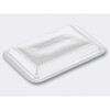 Låg t/foliebakke, Plus Pack, Rektangulær, 205x140x20mm, PET, transparent, pakke a 1000 stk, Fødevaregodkendt