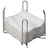 Servietdispenser, 1/4-fold Metal, chrome, 180mmx180mm