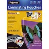 Lamineringslomme, Fellowes Premium, 80µm, A3, 303x426mm, transparent pakke a 100 stk