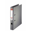 Brevordner, Esselte No.1 Power, grå, 50mm, 210x297mm, antal ringe: 2, FSC Mix 70%