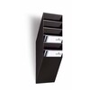 Brochure holder, Durable Flexiboxx, A4 6 fag stående, sort