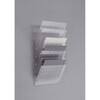 Brochure holder, Durable Flexiboxx, A4 6 fag liggende, transparent