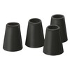 Dupsko, Esselte, sort, gummi, pakke a 4 stk