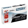 Hæfteklammer, Rapid Super strong, størrelse: 21/6, antal ark: 30, pakke a 1000 stk
