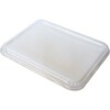 Låg t/plastbakke, Duni,232x183x16mm, PP, transparent, karton a 372 stk, Fødevaregodkendt