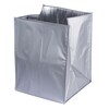 Termo pose, 300 µm, 380 x 380 x 500 mm, polyethylen, grå, Unprinted, karton a 30 stk, Velegnet til indirekte tilbere