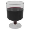 Glas i hård plast