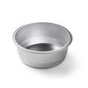 Foliebakke, Plus Pack, Rund, 290 ml, Ø 11, højde 43, aluminium, sølv, pakke med 145 stk, 1-Compartments