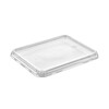 Låg t/plastbakke, Færch, K 5227-4, Rektangulær,232x183x16mm, PET, transparent, t/2227 serien, karton a 372 stk, Fødevaregodkendt