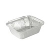 Foliebakke, Plus Pack, 1-Compartments, Rektangulær, 450 ml,141x116x41mm, aluminium, aluminium, pakke a 100 stk
