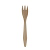 Træbestik, træ, træ, Wax coated, Gaffel 185mm, pakke a 100 stk, Exclussiv, Fødevaregodkendt