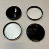 Låg T/Plastikbøtte M/Liner Sort Blank