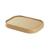 Låg t/salatbowl, 500 - 1000 ml, Firkantet,120x172x10mm, Kraft, brun, Til mikroovn, pakke a 50 stk