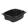Plastbakke, Plus Pack Bistro, 1-rums, Rektangulær, 900 ml,190x155x52mm, PP, sort, karton a 300 stk