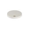 Låg t/kaffebæger, udvendig diameter: 80 mm, Papir + PE, hvid, With hole 12-16 oz, karton a 1000 stk, palle 12 kartoner, Fødevaregodkendt