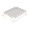 Låg t/plastbakke, Færch, K 522701-1, Rektangulær,232x184x41mm, PET, transparent, t/2227-1Y, karton a 288 stk, Fødevaregodkendt