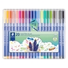 Marker Staedtler Triplus 323 SB20 assorteret permanent sæt af 20 stk