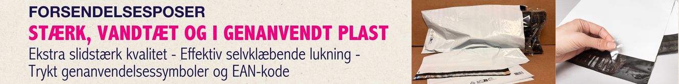 Forsendelsesposer i plastik