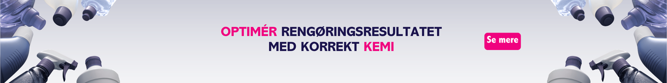 Optimér rengøringsresultatet med korrekt kemi