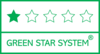 1 stjerne i ”Green Star System” betyder at produktet kommer fra en fabrik der er ISO 14001 certificeret og/eller har EU Blomsten eller Svanen. For mere information, klik på logoet.